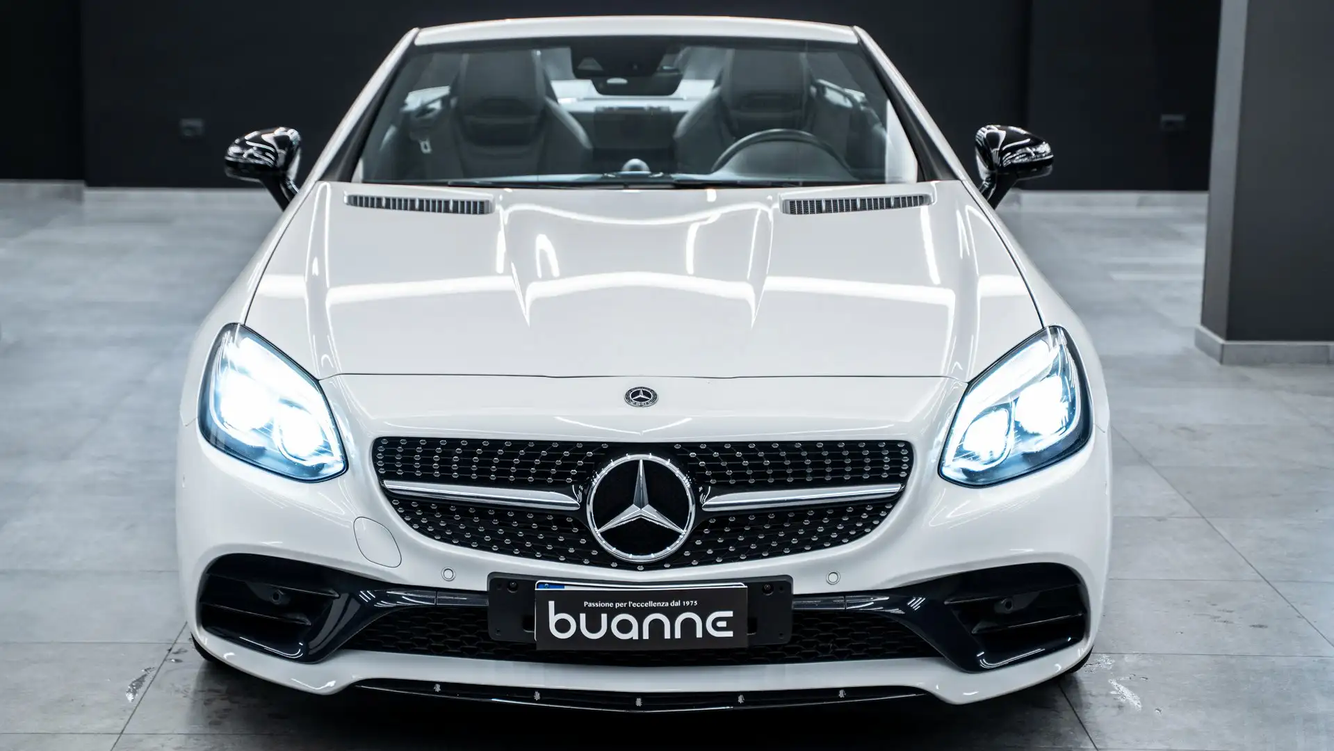 Mercedes-Benz SLC 200 PREMIUM AMG CABRIO +PANO HARMAN/KARDON NAVI CAM IT Weiß - 2