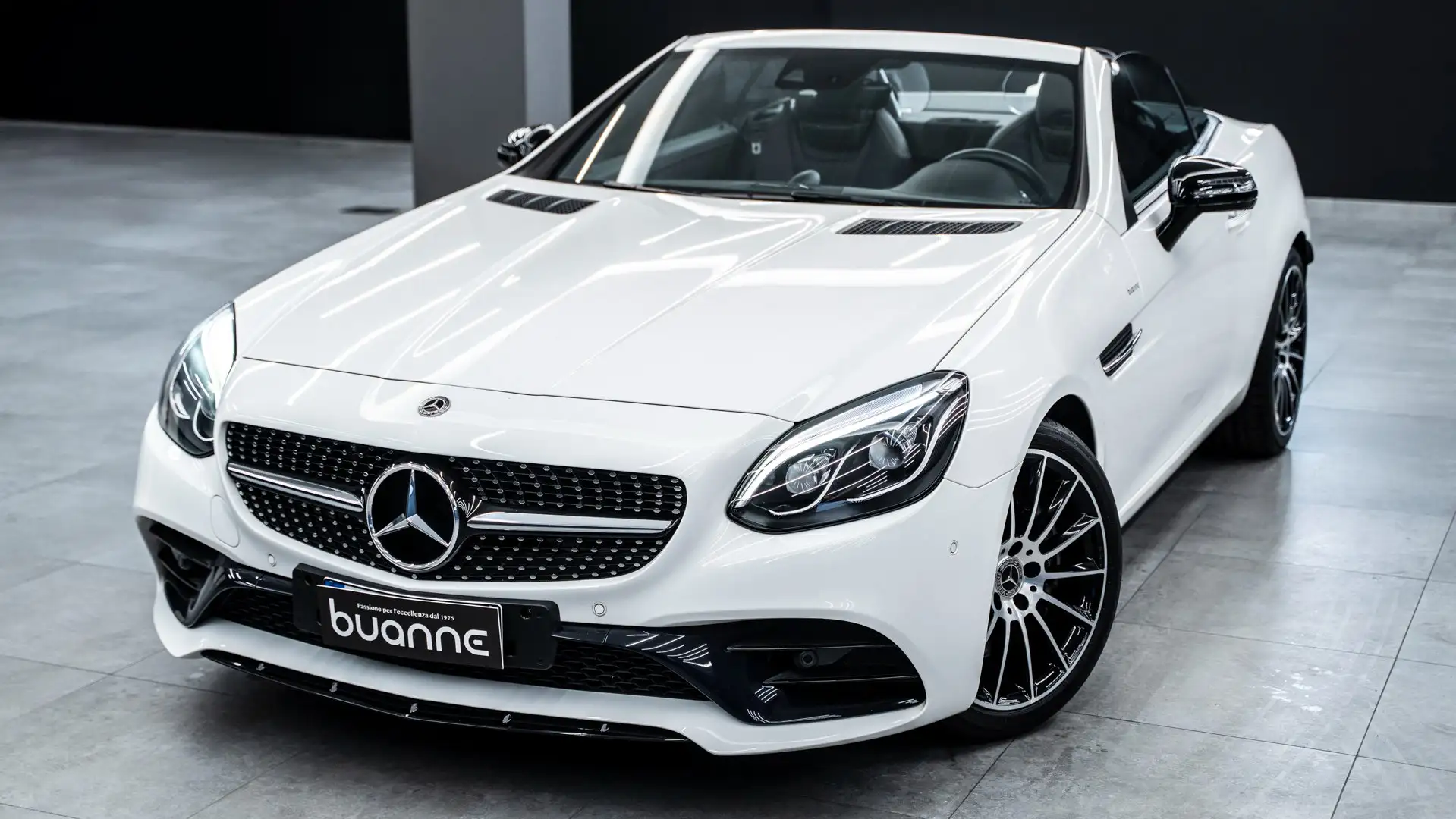 Mercedes-Benz SLC 200 PREMIUM AMG CABRIO +PANO HARMAN/KARDON NAVI CAM IT Weiß - 1
