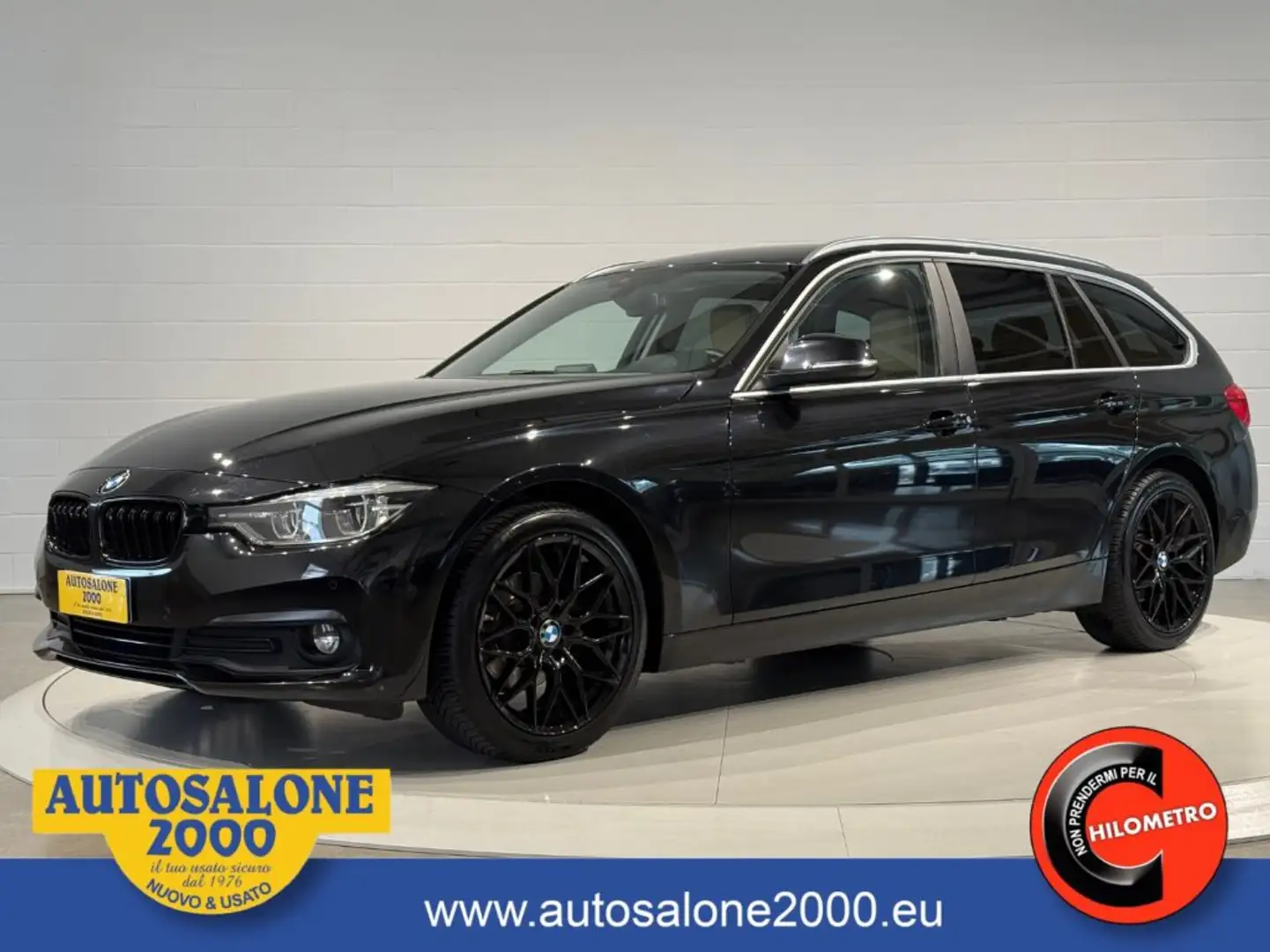 BMW 318 d Touring Business Advantage aut. PREZZO REALE Schwarz - 1