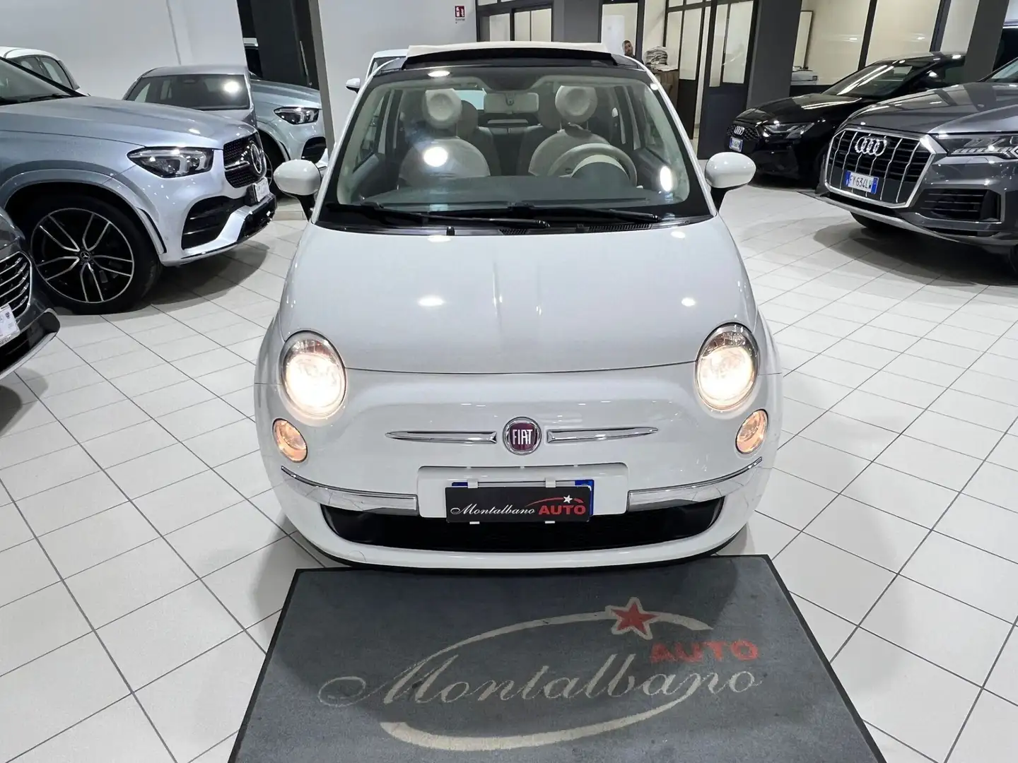 Fiat 500 C 1.2 Lounge Blanc - 2