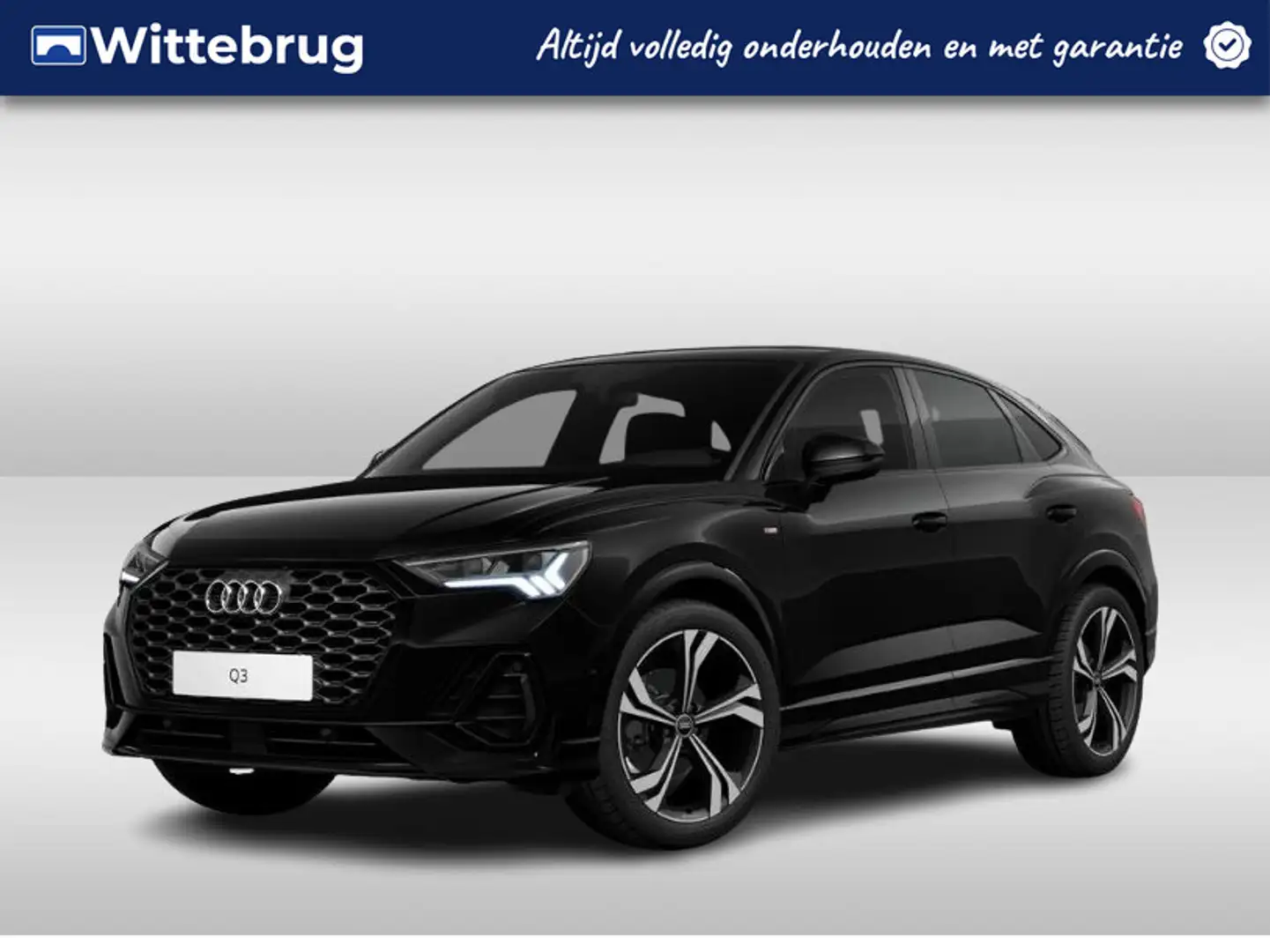 Audi Q3 Sportback 35 TFSI 150pk s-tronic S Edition Competi Zwart - 1