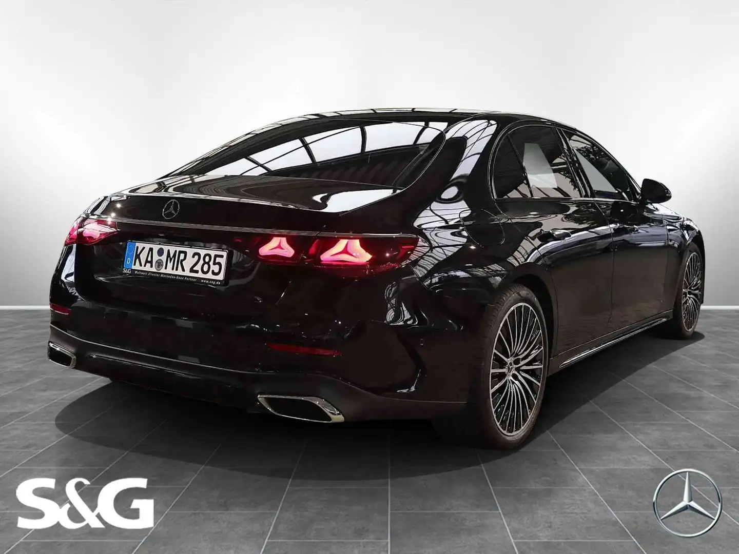 Mercedes-Benz E 220 d 4M AMG MBUX+360+DIG-LED+Pano+AHK+Supersc Nero - 2