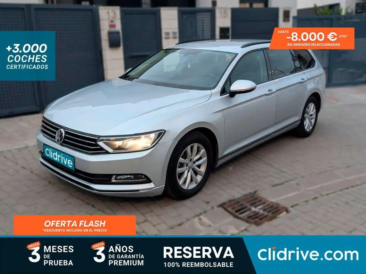 Volkswagen Passat Variant 1.6TDI Advance 88kW Gris - 1