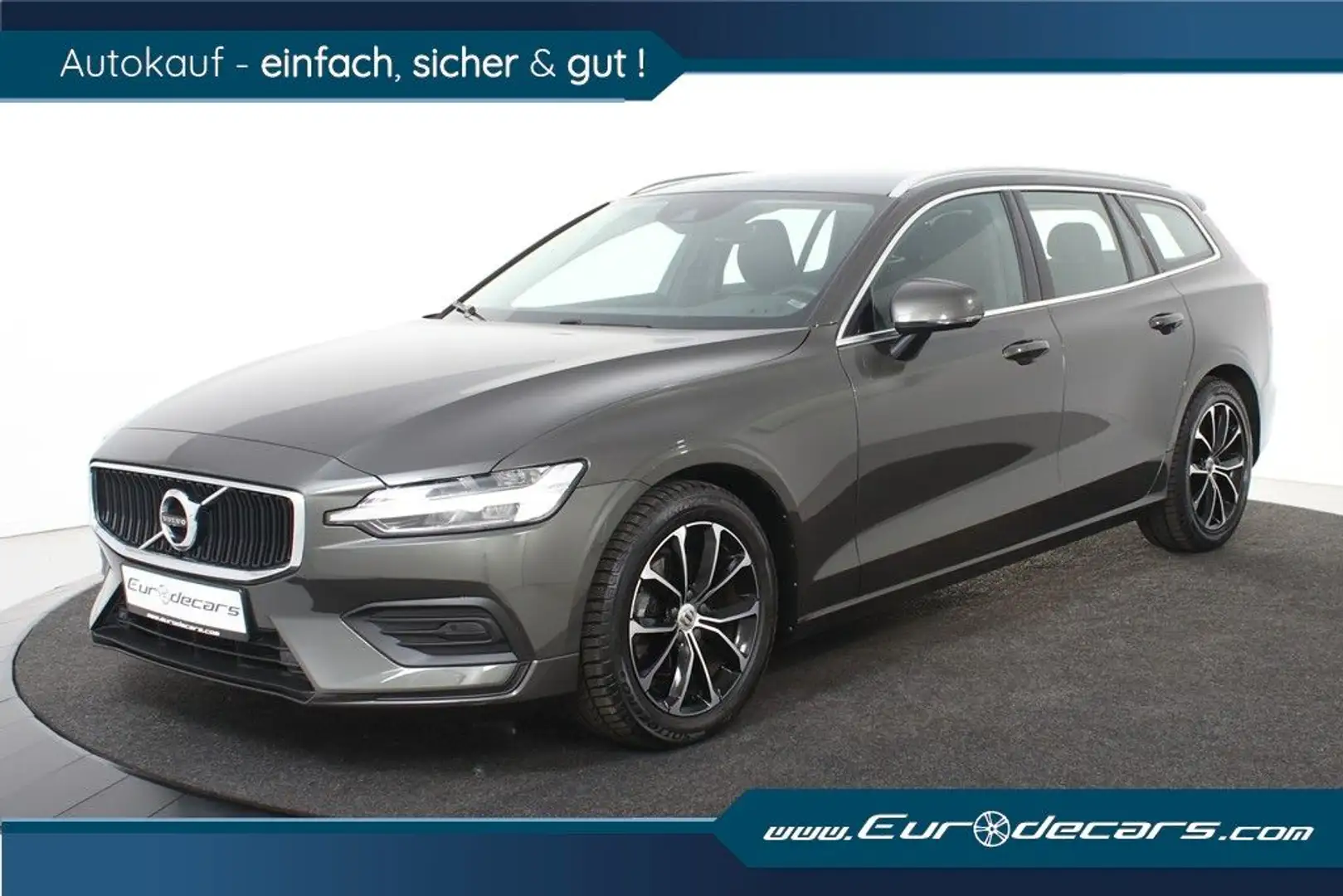 Volvo V60 D3 Inscription *1.Hand*T-Leder*SHZ*Navi* Grau - 1