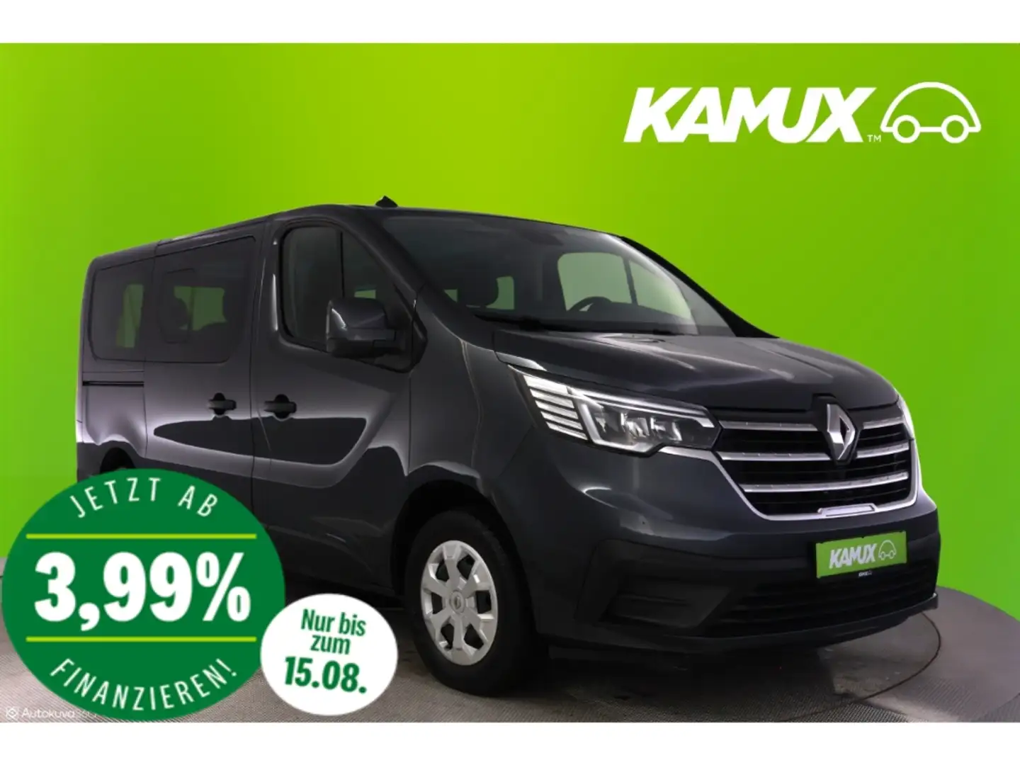 Renault Trafic 2.0BdCi Aut.Life+LED+NAVI+9-SITZE+PDC Grau - 1