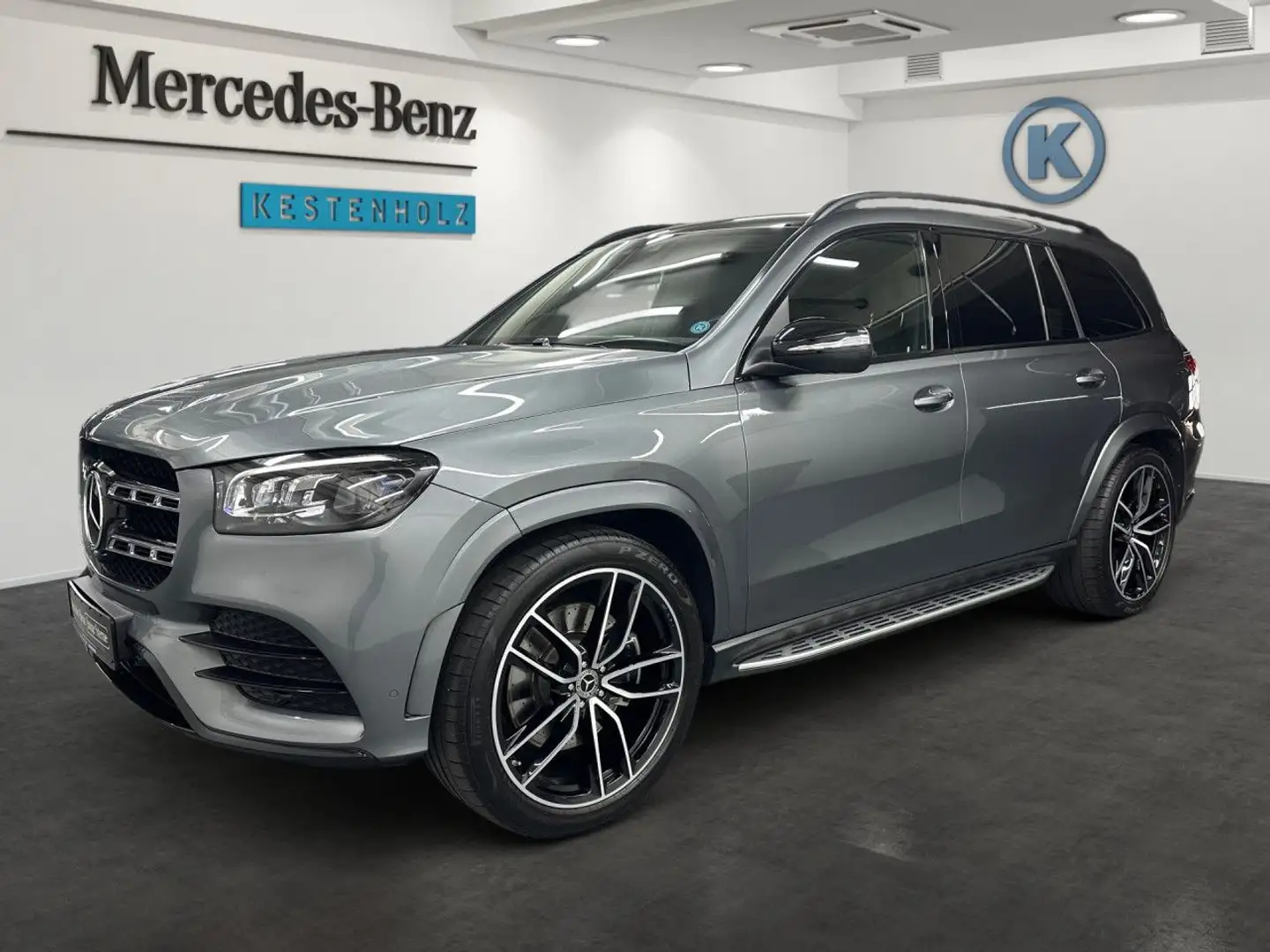 Mercedes-Benz GLS 400 d 4Matic AMG+HUD+PANO+AHK+HANDS-FREE Gris - 2