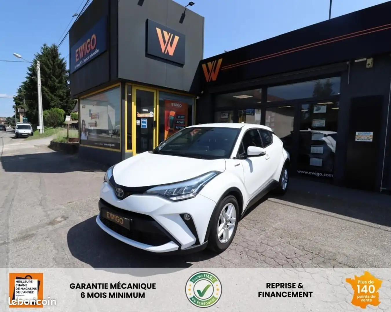Toyota C-HR 1.8 122H 100 HYBRID FULL-HYBRID DYNAMIC 4X2 E-CVT  Blanc - 1