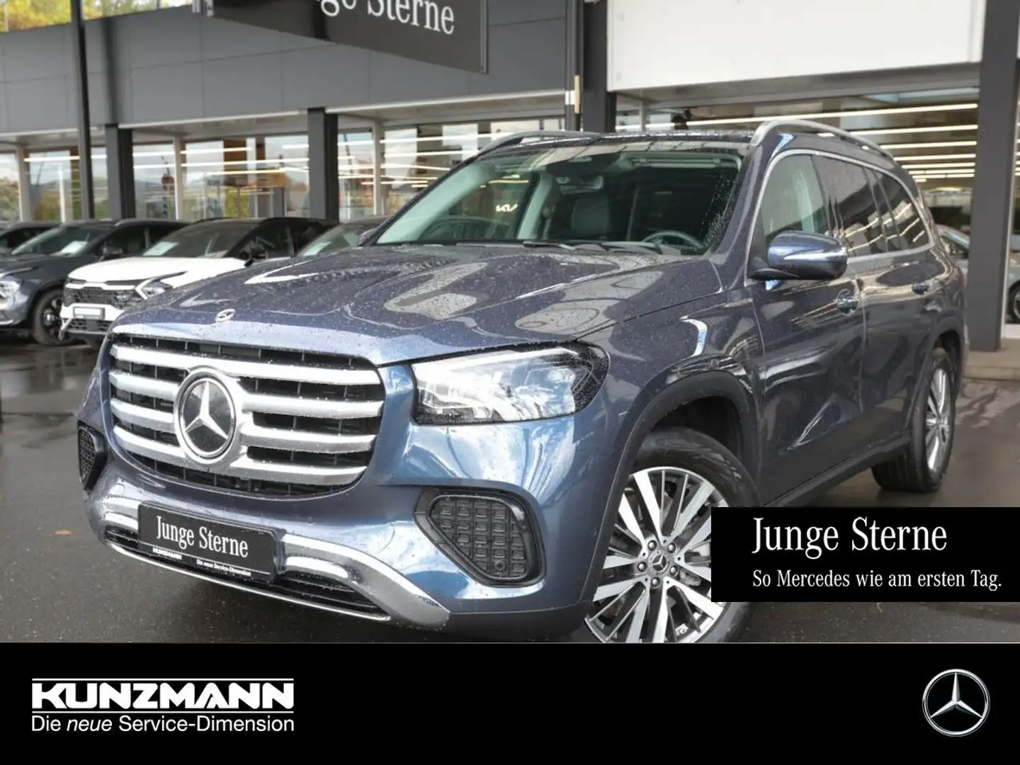 Mercedes-Benz GLS 350 d 4M Airmatic Distronic Panorama 360° Bleu - 1