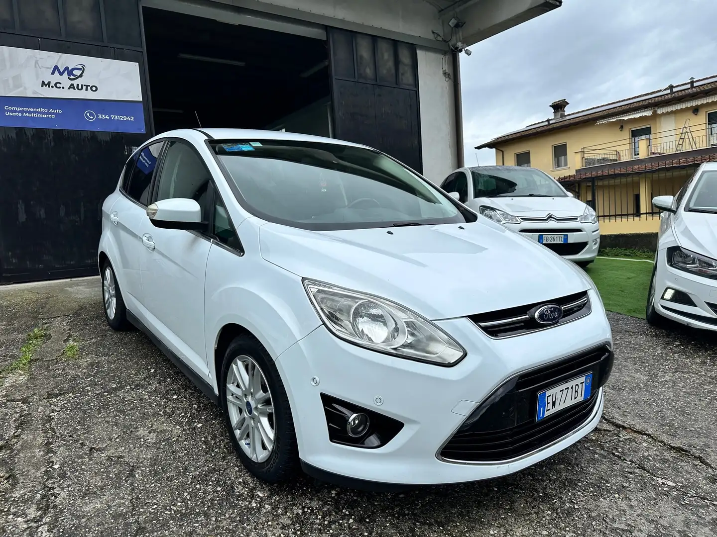 Ford C-Max 1.6 Titanium Gpl 120cv bombola fino 2034 Blanc - 1