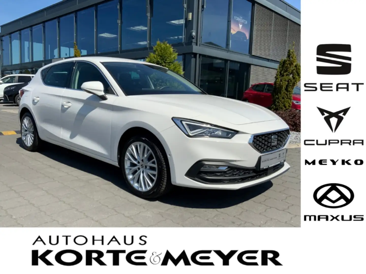 SEAT Leon Xcellence 1.4E-Hyb DSG+DAB+ Tempomat+Sitzhzg Weiß - 1