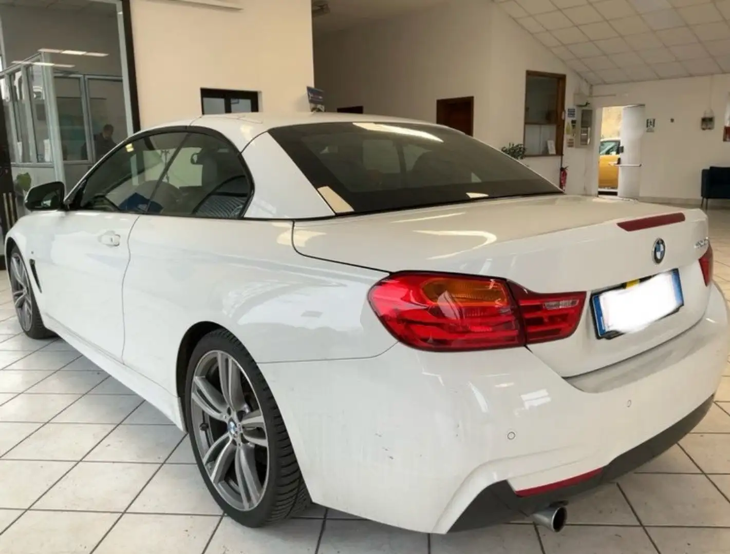 BMW 420 420d Cabrio Msport 184cv auto Bianco - 2