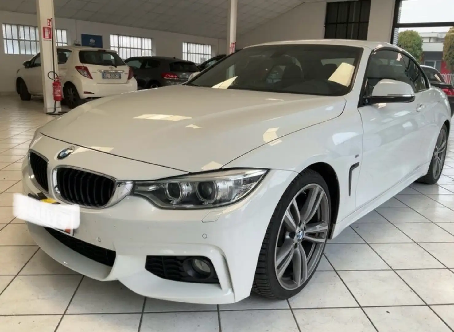 BMW 420 420d Cabrio Msport 184cv auto Bianco - 1