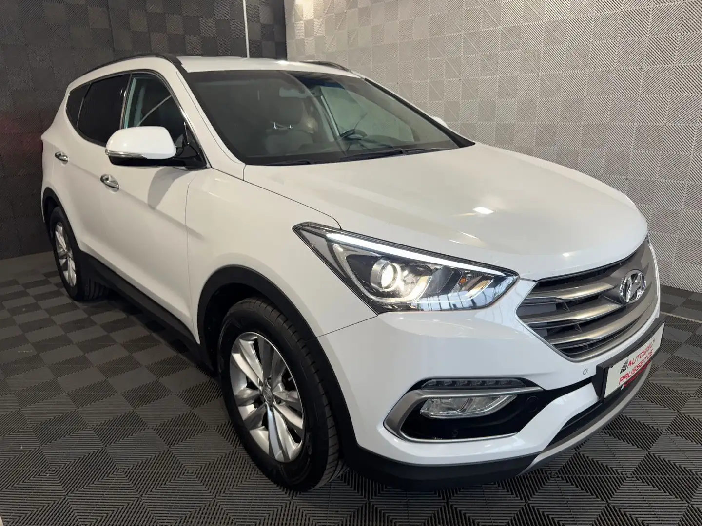 Hyundai SANTA FE *STYLE*INFINITY*R.KAM-LEDER-DAB-18" Blanc - 1