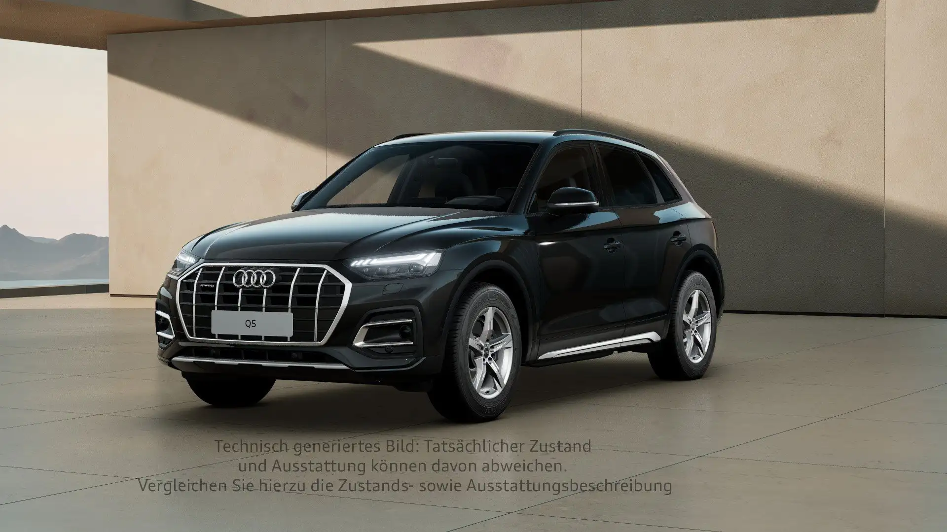 Audi Q5 40 TFSI qu MATRIX AHK ACC NAVI KAM. Advanced Schwarz - 1