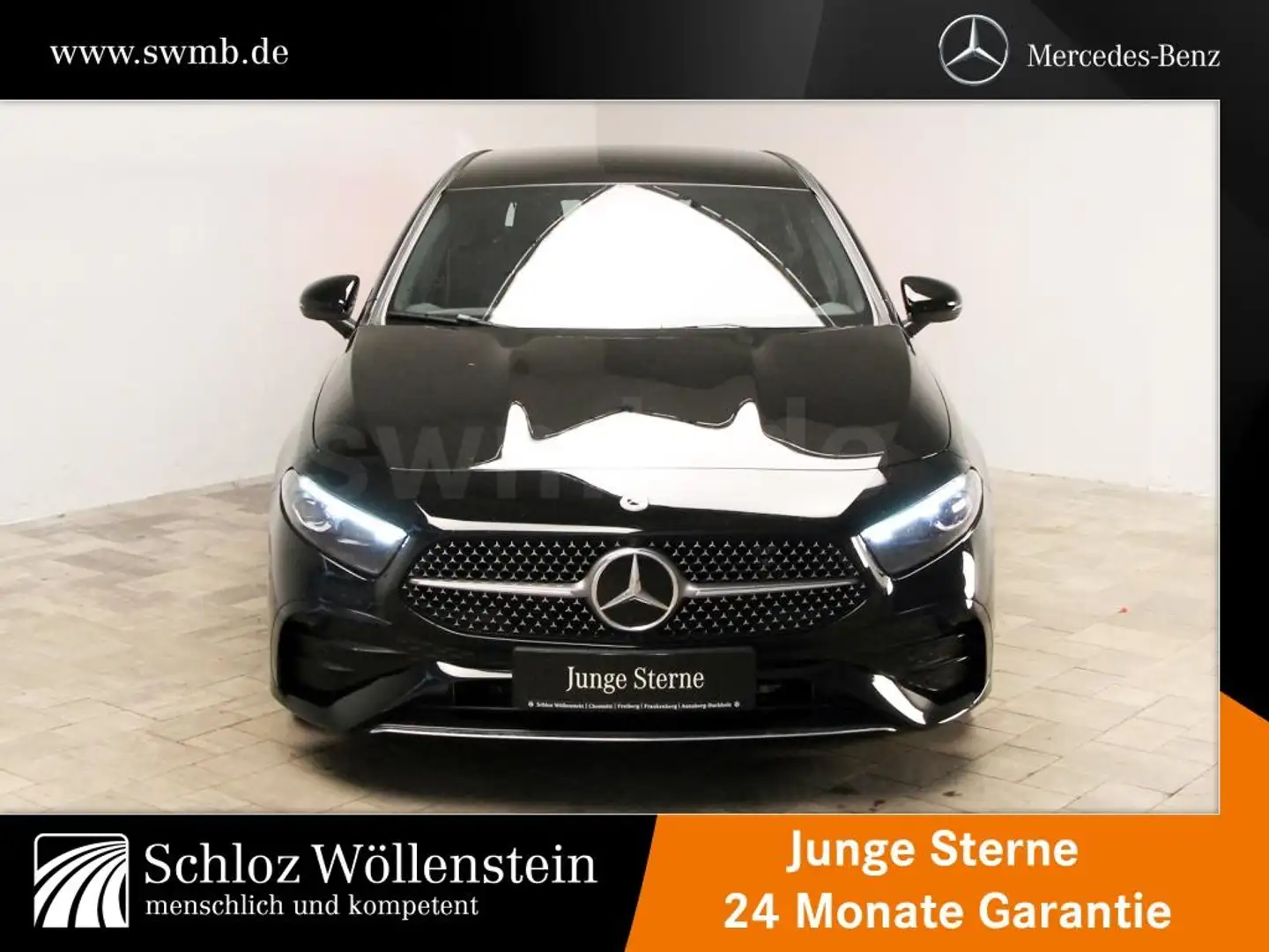Mercedes-Benz A 200 d AMG/MULTIBEAM/AHK/DISTRONIC/KeylessGO/EDW Zwart - 2