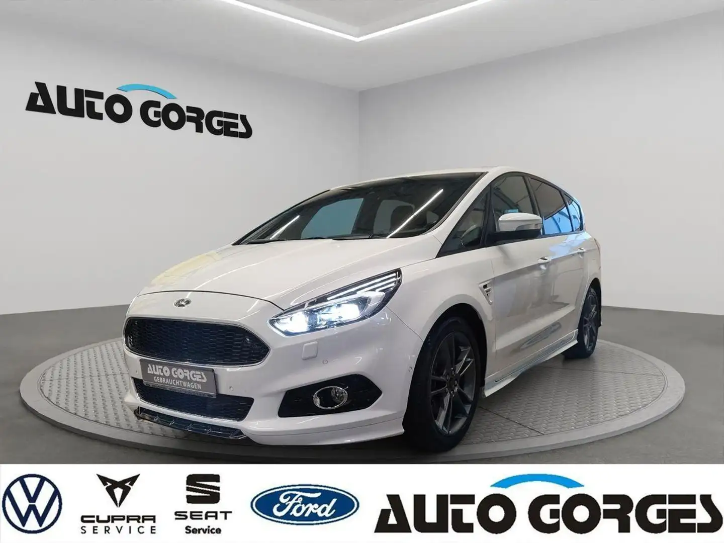 Ford S-Max ST-Line 2.0l EcoBlue +AHK+7-SITZER+ Weiß - 1