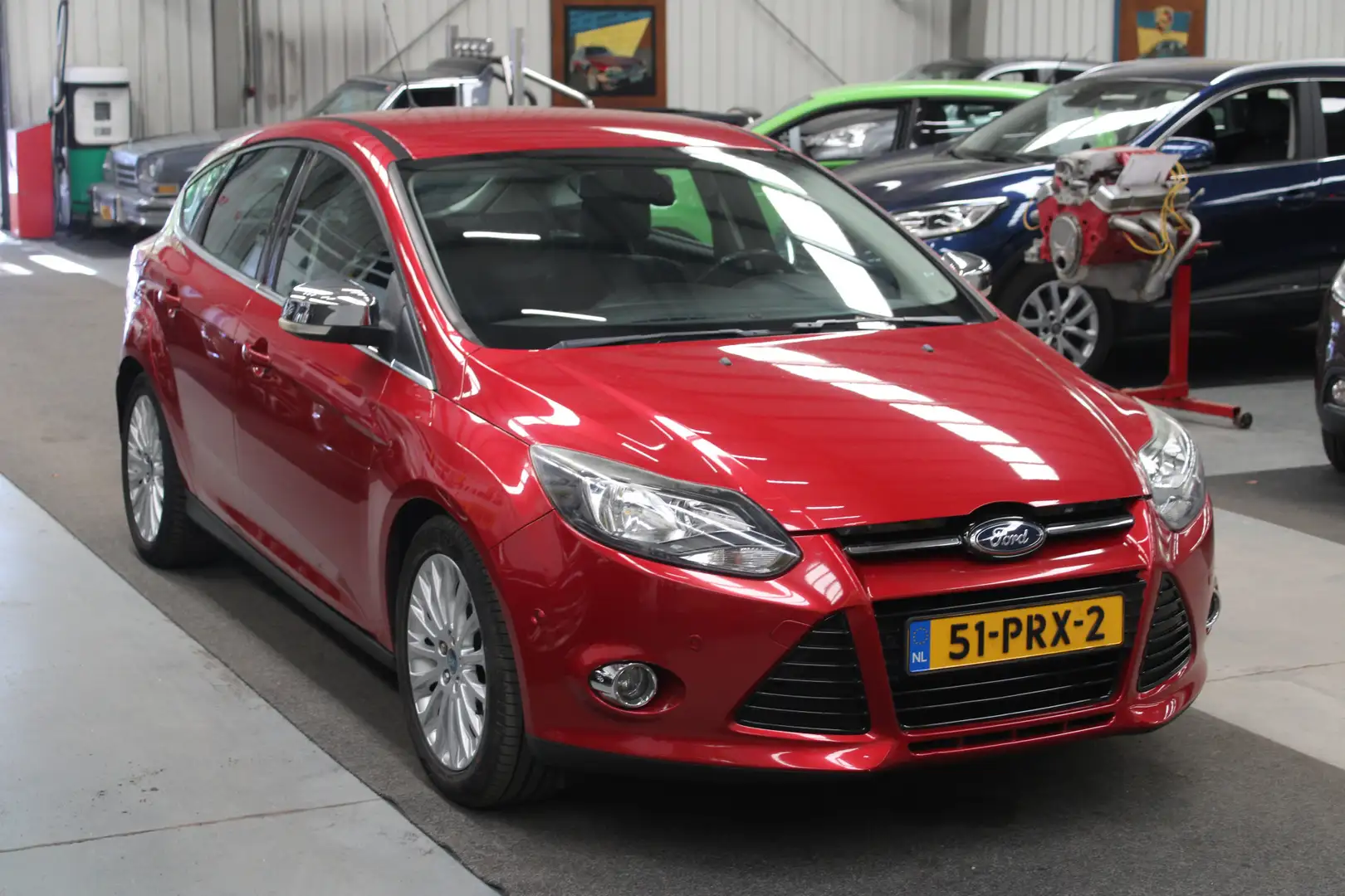 Ford Focus 1.6 EcoBoost First Edition Dealer onderhouden, Air Rood - 2