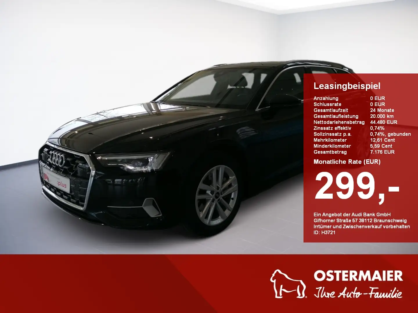 Audi A6 Avant SPORT 45 TFSI 265PS PANO.ACC.MATRIX.KAMERA Nero - 1