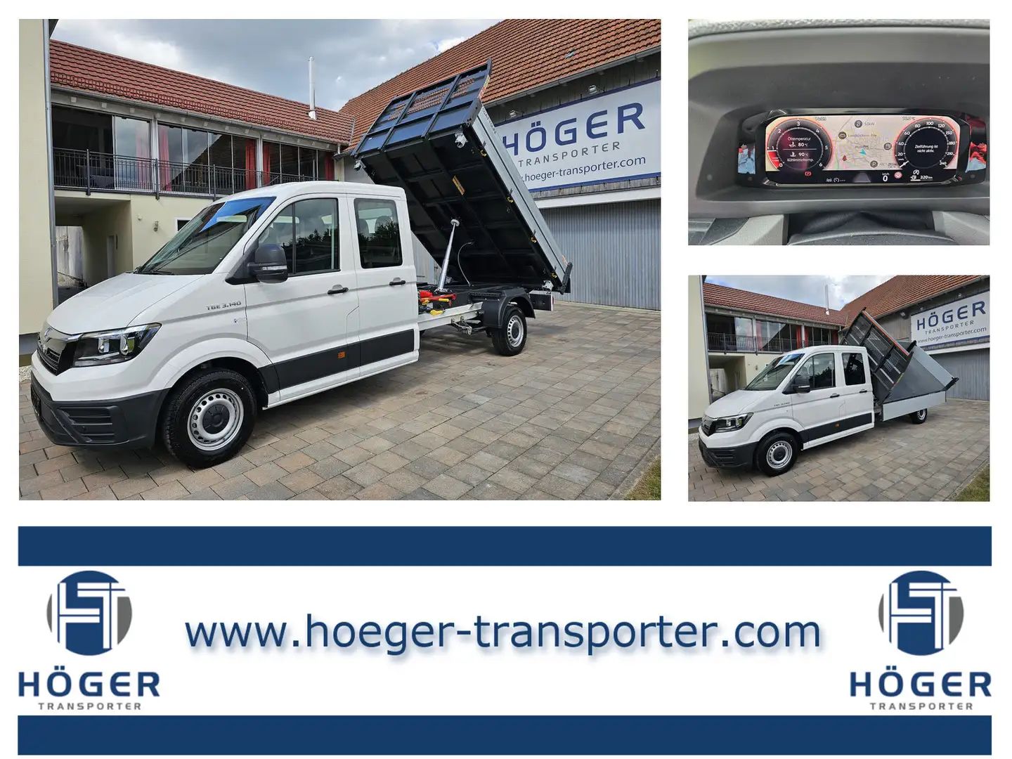 Sonstige Marken TGE 3.140 Doka L4 Dreiseitenkipper Facelift Weiß - 1