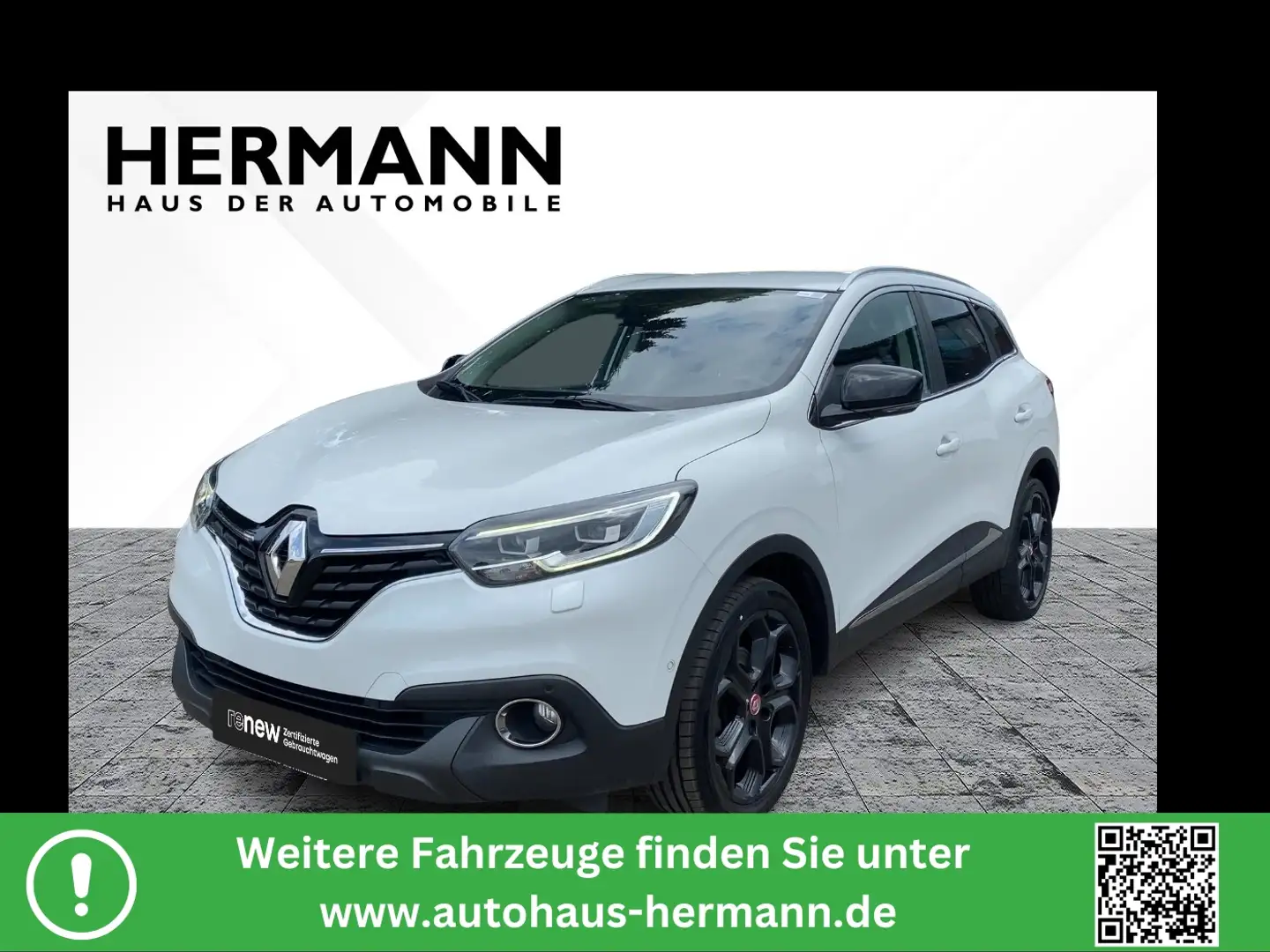Renault Kadjar 1.6 TCe 165 ENERGY Crossborder CAM*LED*LM Blanc - 1