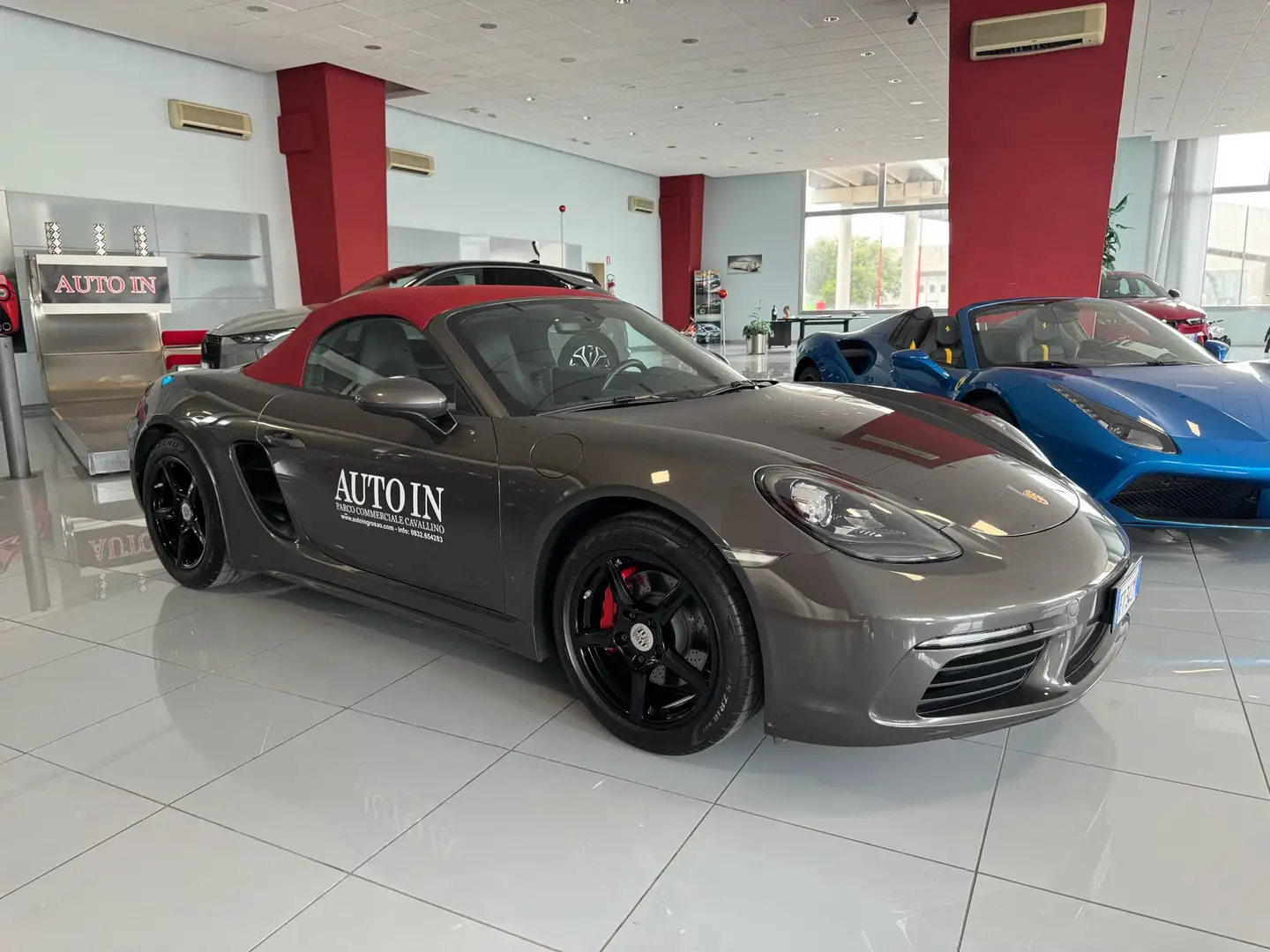 Porsche Boxster 718 2.0 300cv pdk  CON IVA COME NUOVA Grigio - 1