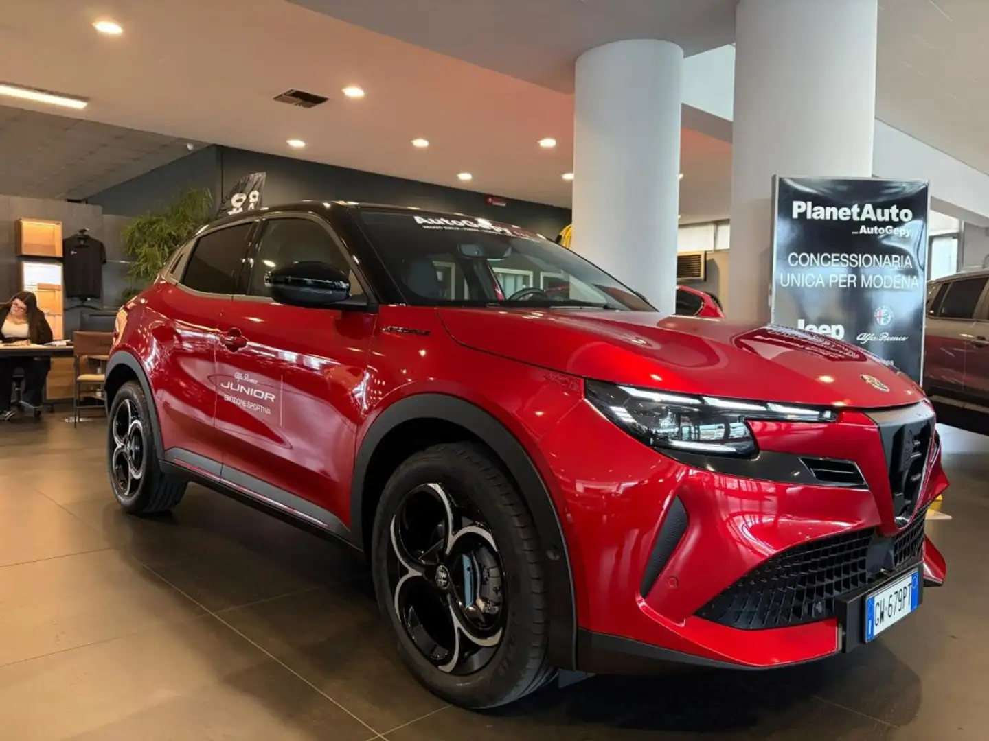 Alfa Romeo Junior 1.2 136 CV Hybrid eDCT6 Speciale Bicolor Techno P. Rosso - 2