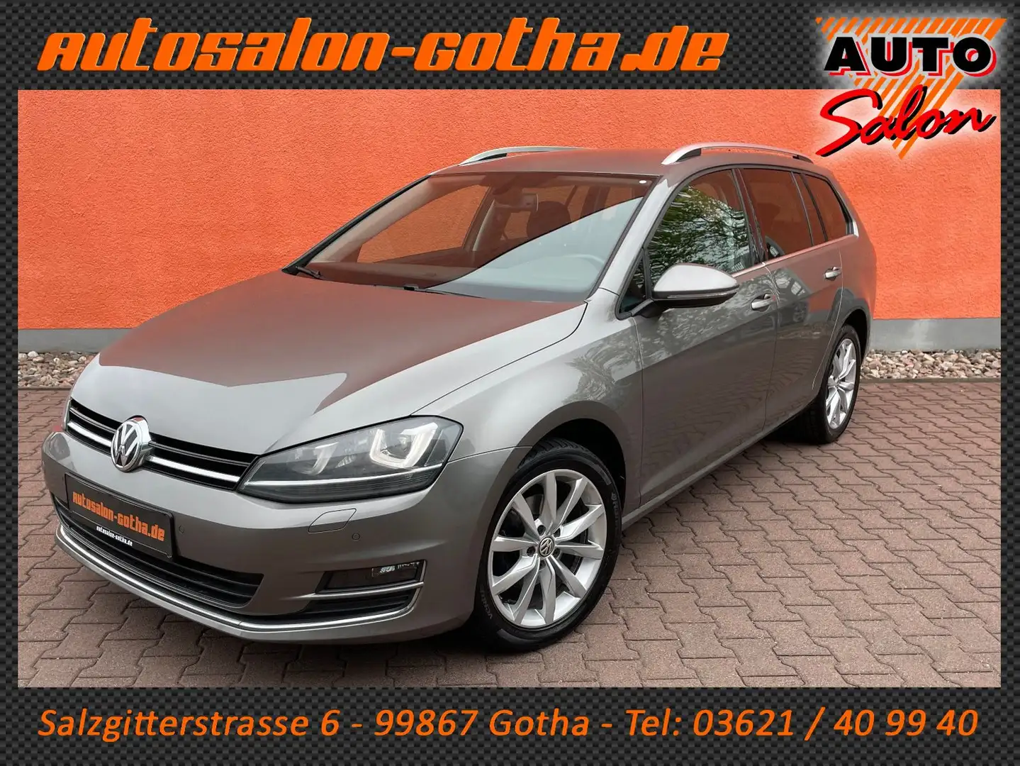 Volkswagen Golf VII Variant Highline XENON+NAVI SHZ PDC FON Šedá - 1