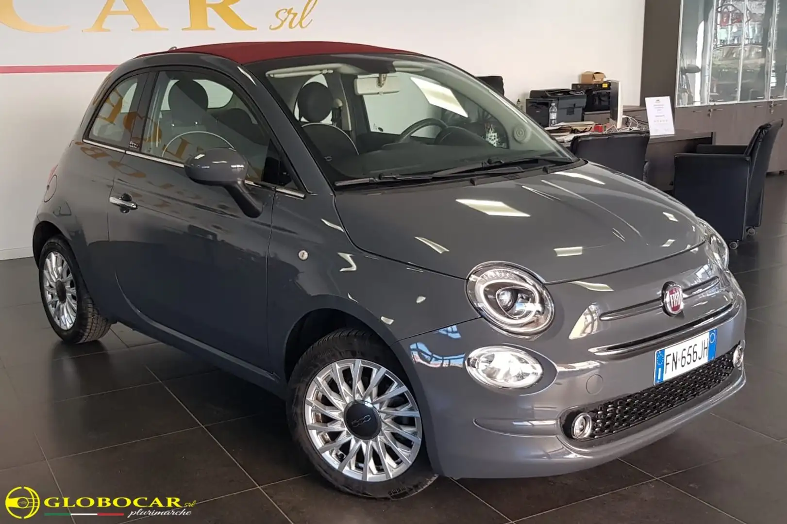 Fiat 500C 500C III 2015 1.3 mjt Lounge 95cv my18 Gris - 1