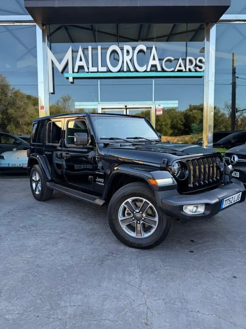 Jeep Wrangler 4p 2.2 CRD Sahara 8ATX E6D Negro - 2