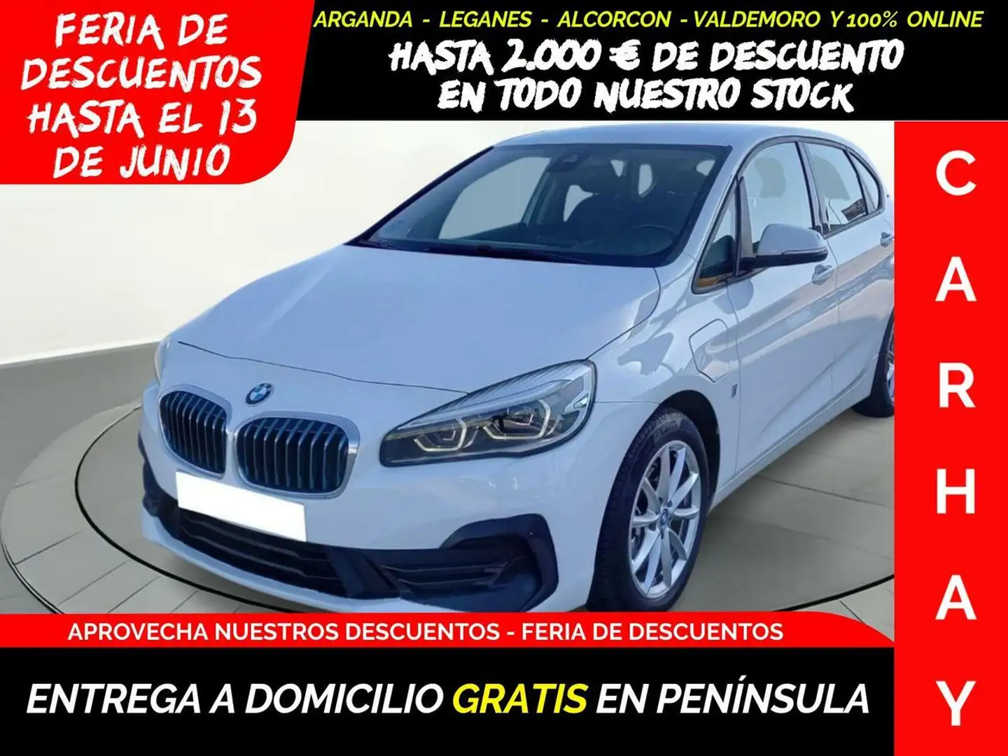 BMW 225 Active Tourer 1.5 225XE IPERFORMANCE A Blanco - 1