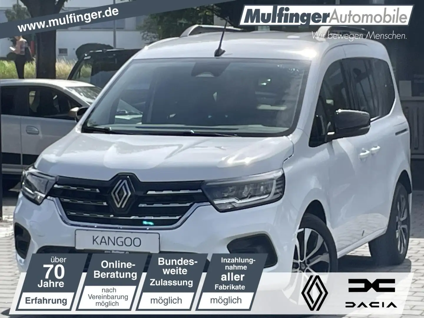 Renault Kangoo PKW TECHNO TCe 130 EDC Bluetooth Navi LED Weiß - 1