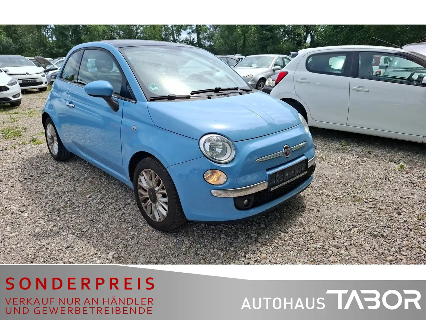 Fiat 500 1.2 Autom. Lounge LM Pano PDC Mem. HU 01/27 Blau - 2