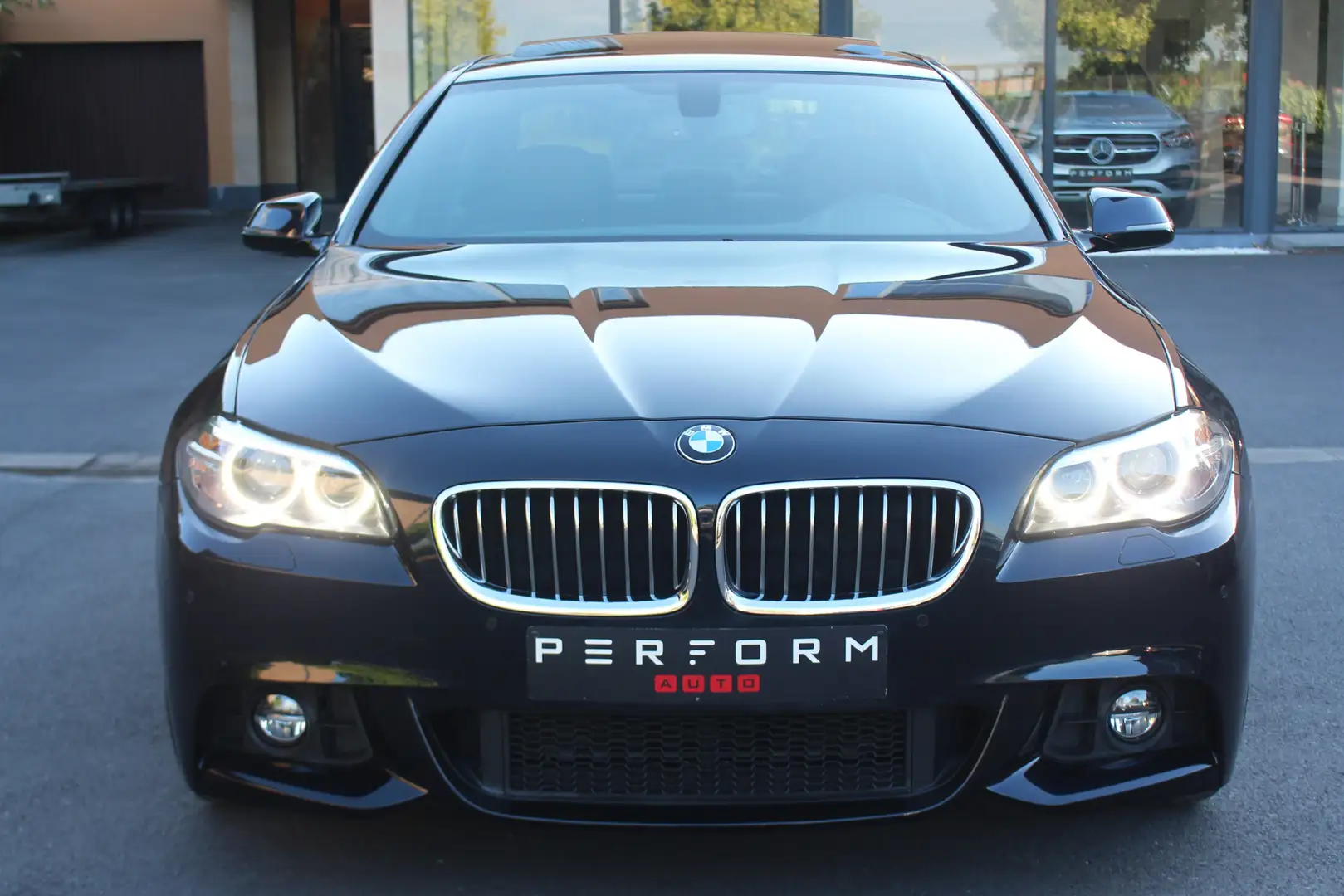 BMW 520 520i *M-PACK*SHADOW LINE*OPEN DAK*OHB* + 1J GRNT Zwart - 2