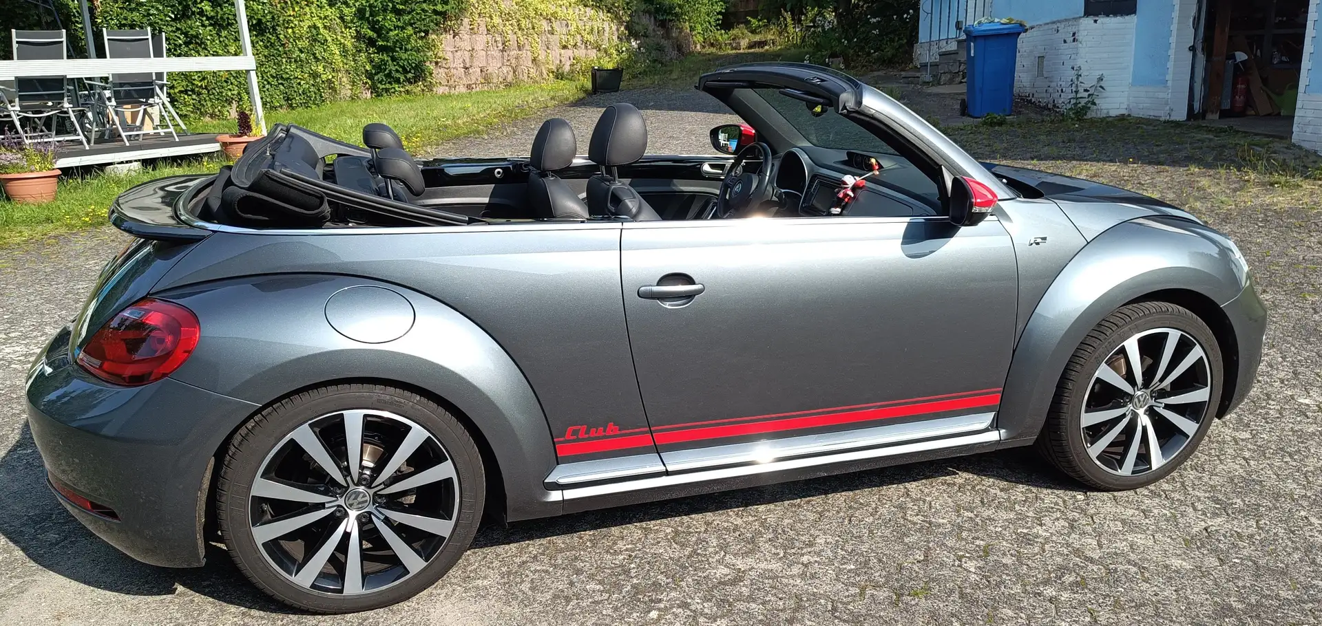 Volkswagen Beetle Beetle Cabriolet 1.4 TSI CLUB R-Line Prins Leder Grau - 2