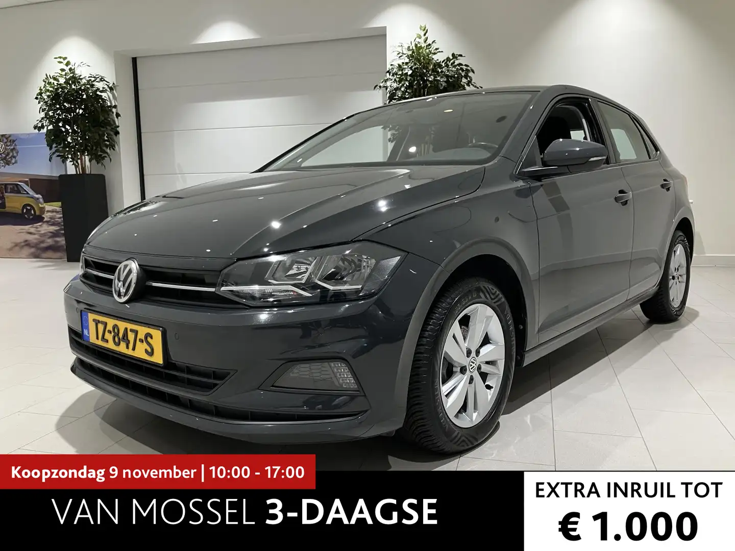 Volkswagen Polo 1.0 MPI Comfortline Business 75 PK | Parkeersensor Grijs - 1