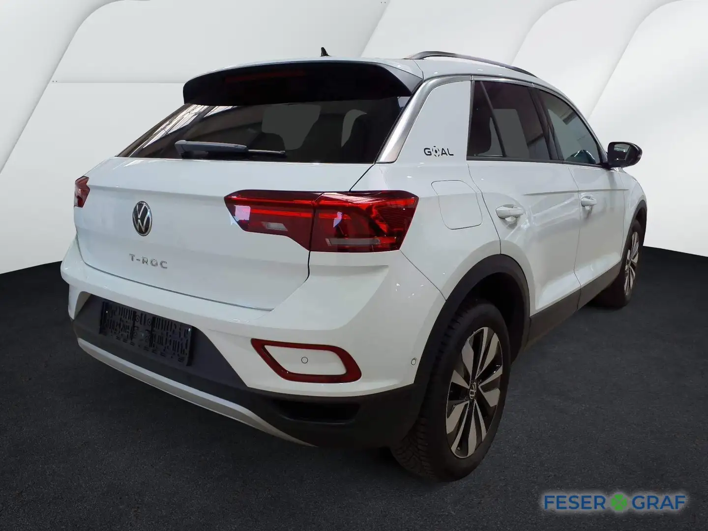 Volkswagen T-Roc Goal 1.0 l TSI 6-Gang Navi ACC SHZ PDC Weiß - 2