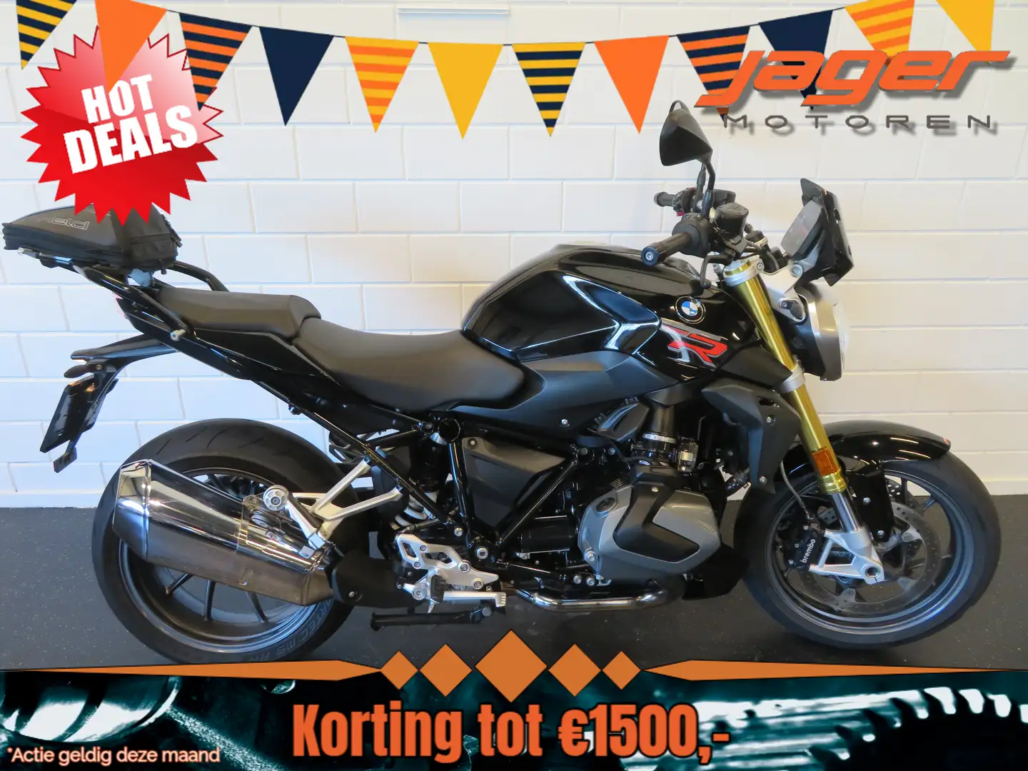 BMW R 1250 R R1250R ALLE OPTIES! PERFEC Zwart - 1