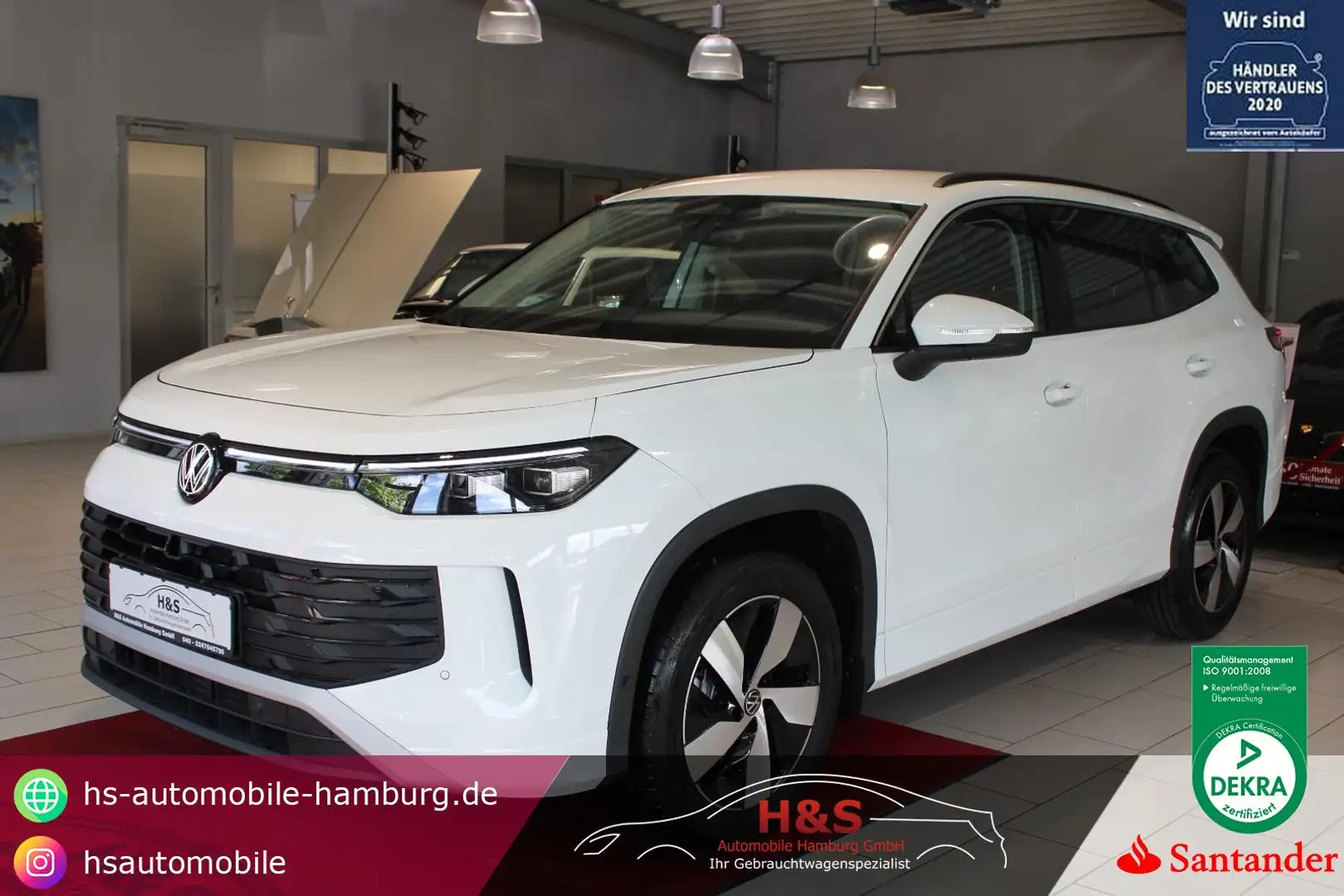 Volkswagen Tayron 1.5 eTSI Life *KAMERA* Білий - 1