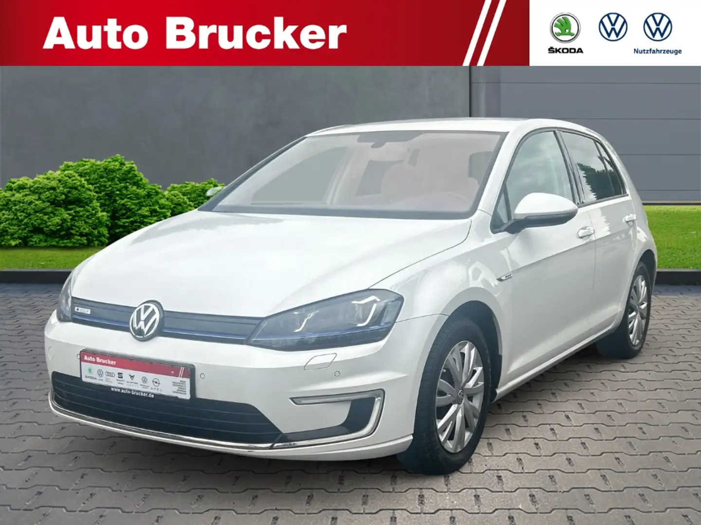 Volkswagen Golf VII e-Golf LED+Navi+2-Zonen-Klimaautomatik+Tempoma Blanc - 1