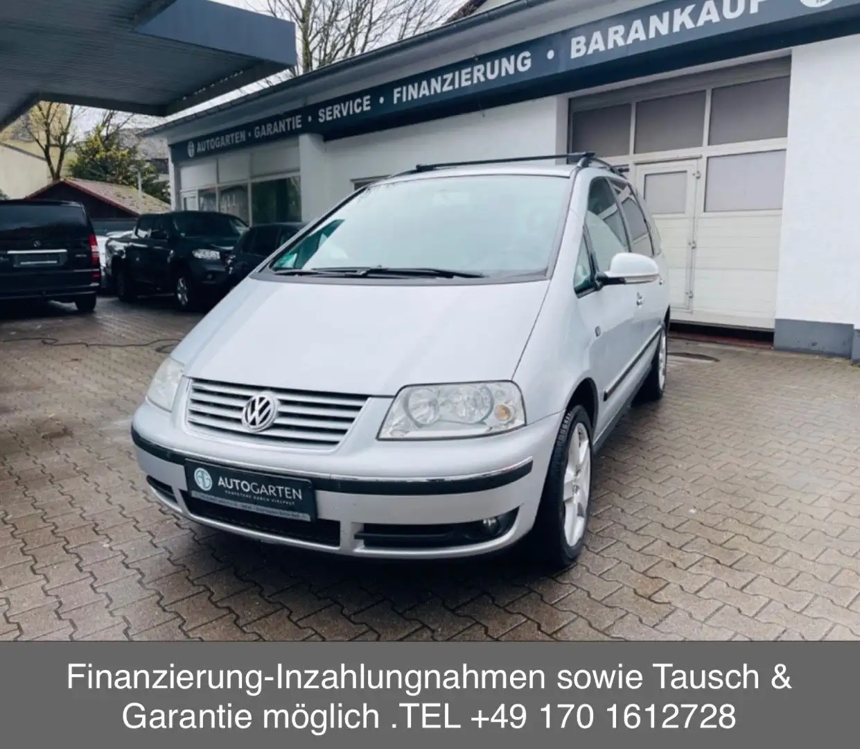 Volkswagen Sharan United 7Sitzer Klima TÜV 2025 TDI Aux Silber - 1