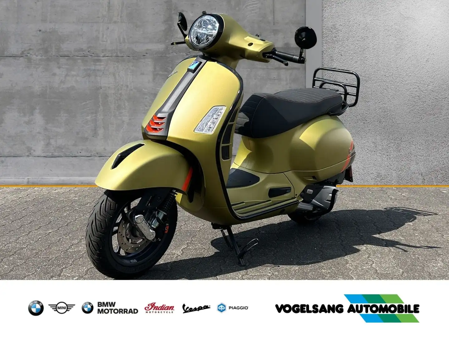 Vespa GTS 125 Super Sport, Lenkerendspiegel, Keyless R Verde - 1