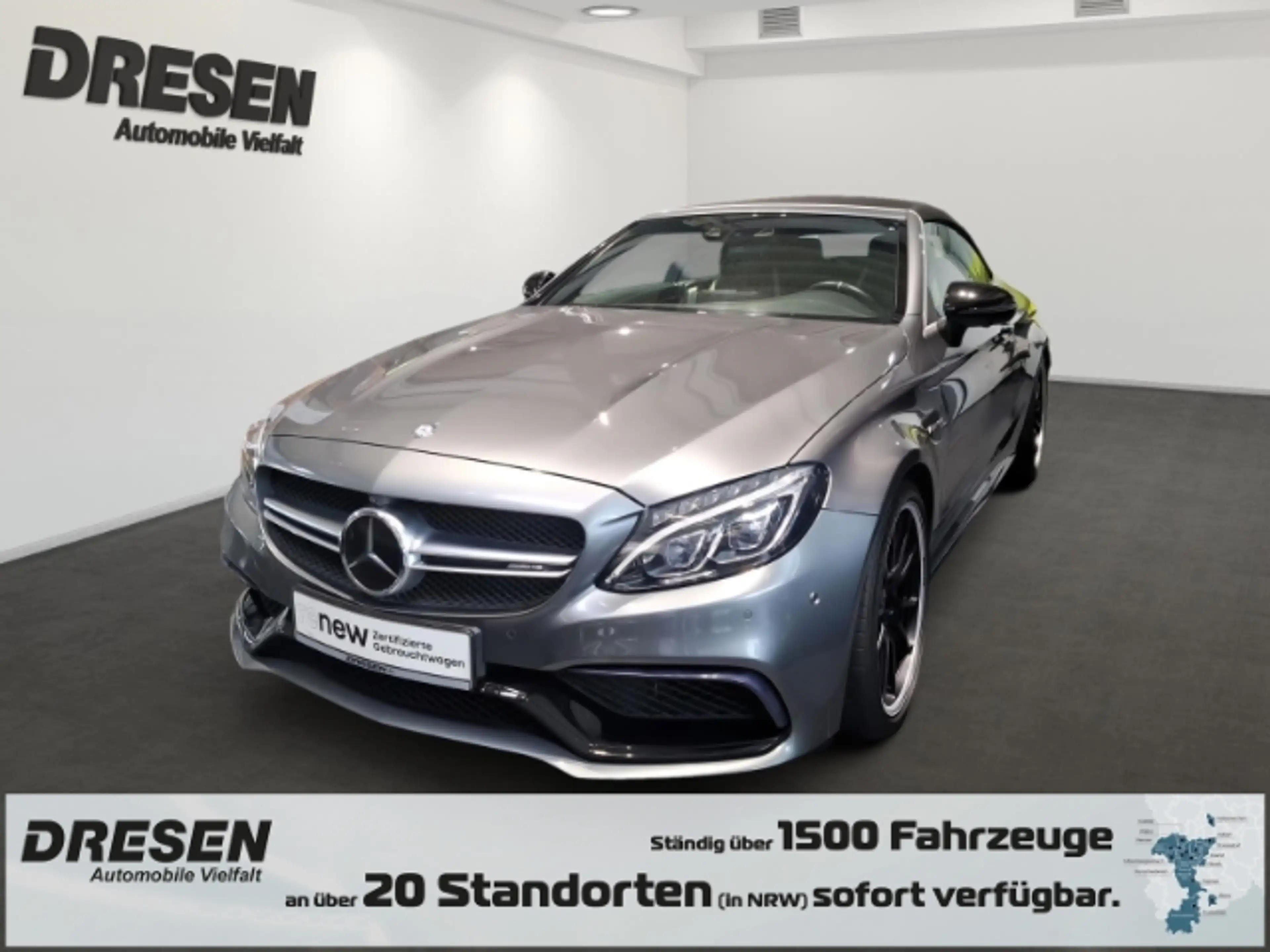 Mercedes-Benz C 63 AMG S Cabrio *BURMESTER*NAVI*360 Kamera
