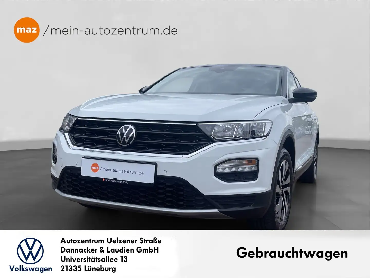 Volkswagen T-Roc 1.5 TSI Active Alu AHK Navi Sitzheizung PDC Weiß - 1