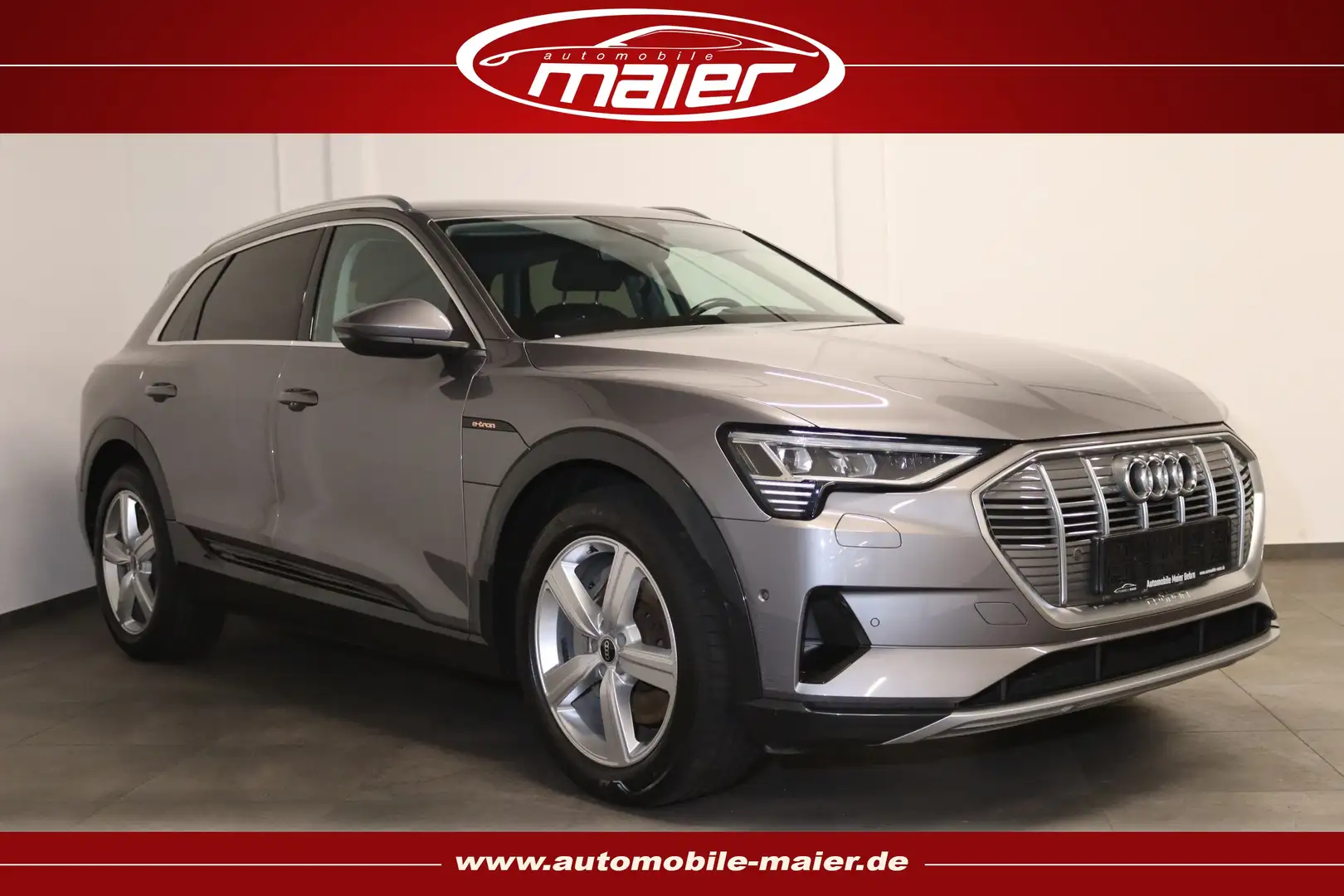 Audi e-tron 55 quattro advanced-NAV-LED-AHK-LUFT- Gris - 1