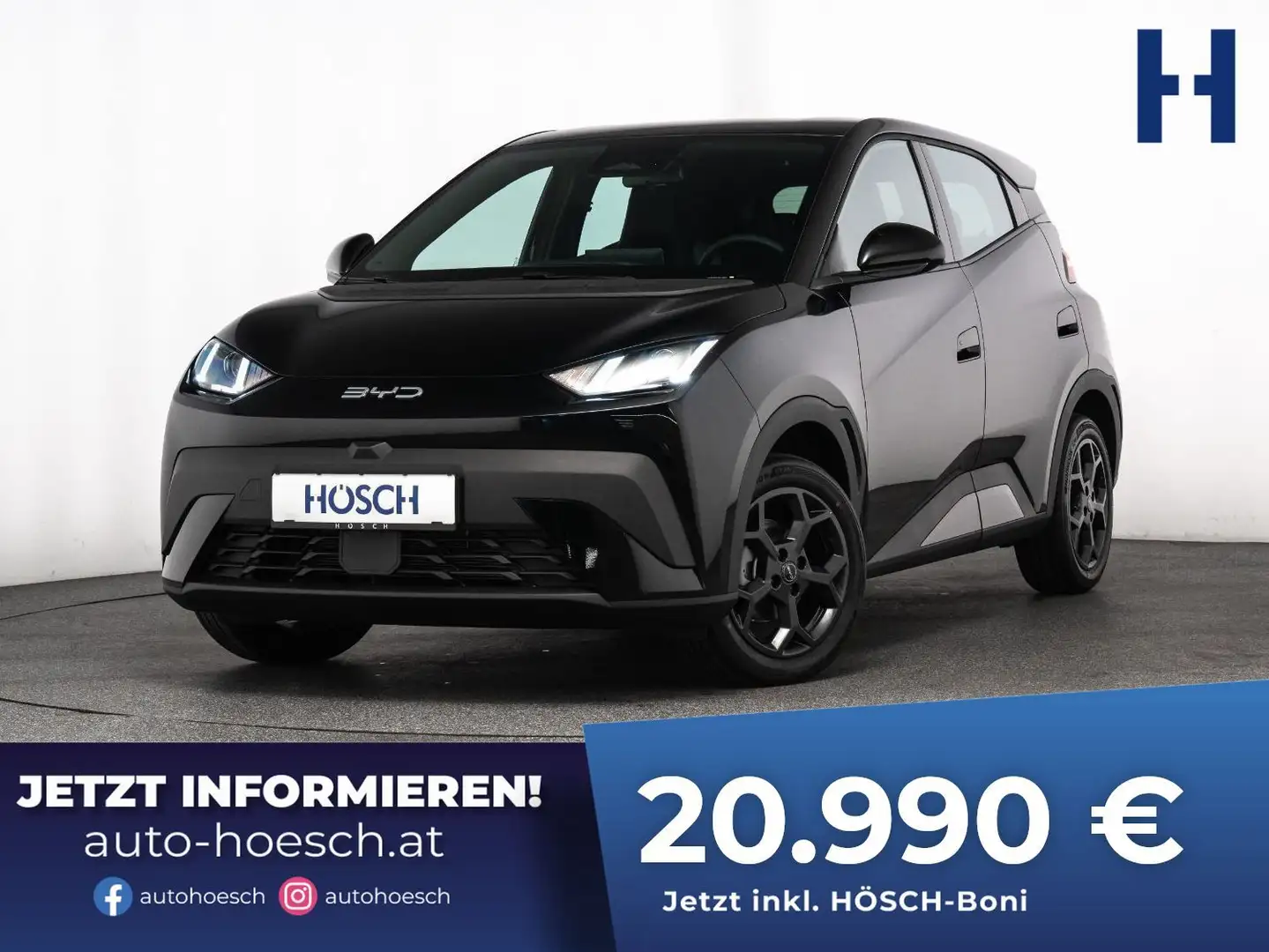 BYD Dolphin Surf BOOST 43 kWh TAGESZULASSUNG OHNE KM Schwarz - 1