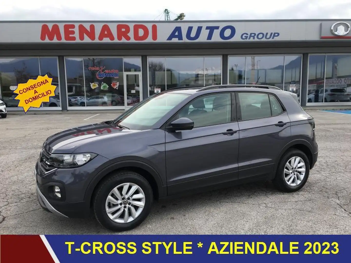 Volkswagen T-Cross 1.0 TSI Style BMT 2023 * PARI AL NUOVO Grigio - 1