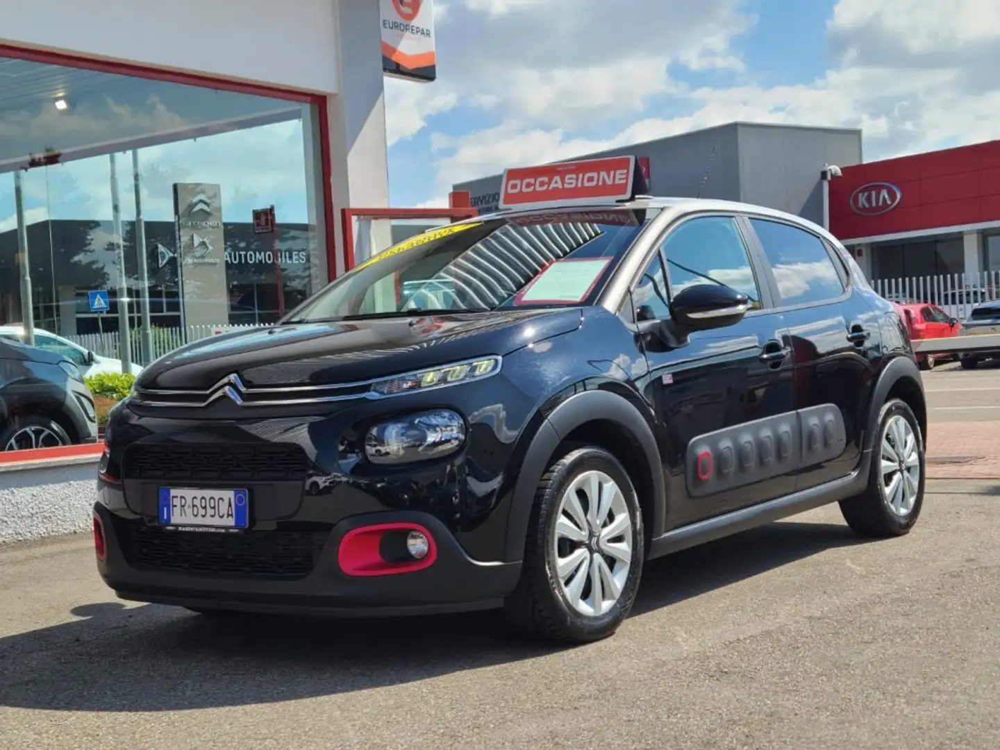 Citroen C3 PureTech 82 Elle unicopro. Nero - 1
