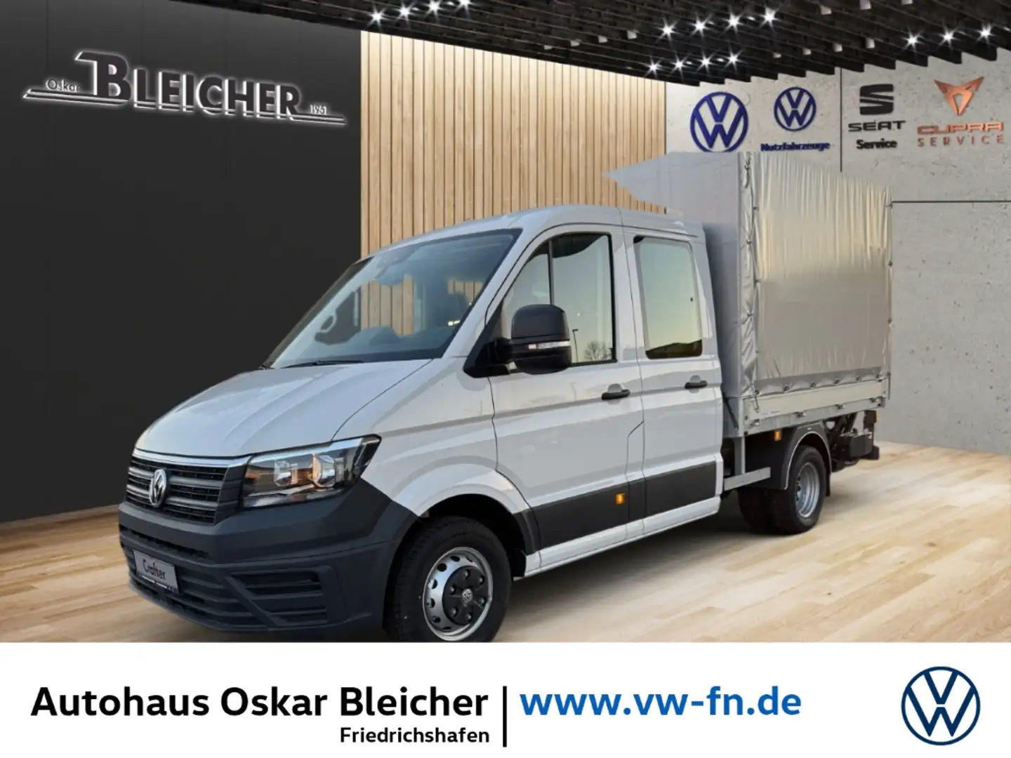Volkswagen Crafter Pritsche DOKA RWD 50 F 2,0 l TDI EURO VI-e SCR Weiß - 1