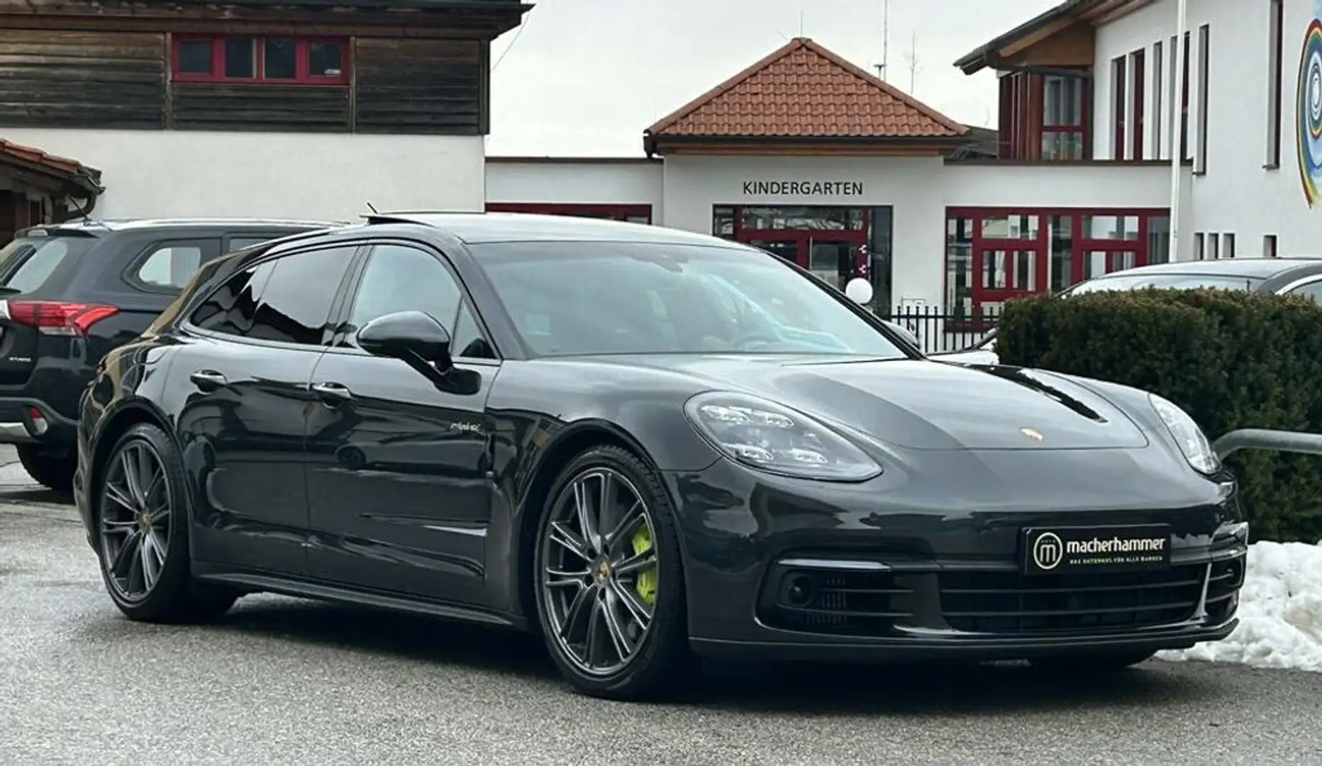 Porsche Panamera 4 E-Hybrid *LED*ACC*SITZ-KL*KEY*PANO*21'' Gris - 2