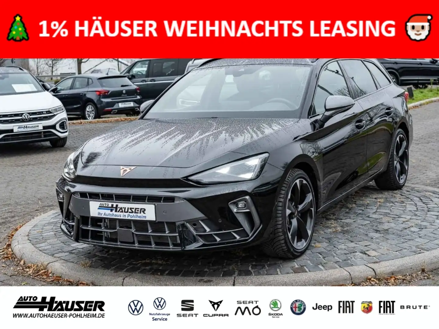 CUPRA Leon Sportstourer 1.5 eTSI DSG EL. HECKKL. NAVI KAMERA Schwarz - 1